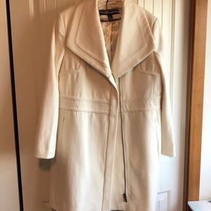 Apostrophe Coat with asymmetric front